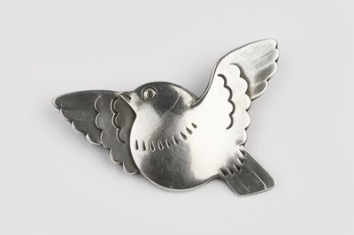 Lot 721 - Arno Malinowski for Georg Jensen Bird brooch...