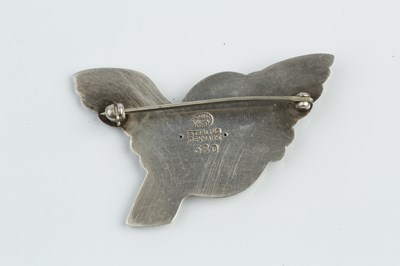 Lot 721 - Arno Malinowski for Georg Jensen Bird brooch...