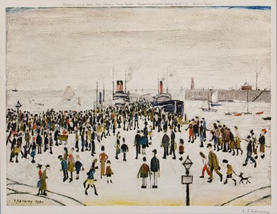 Lot 61 - After Laurence Stephen Lowry 'Ferry Boats',...