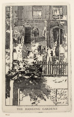 Lot 68 - Walter Sickert 'The Hanging Gardens', etching,...