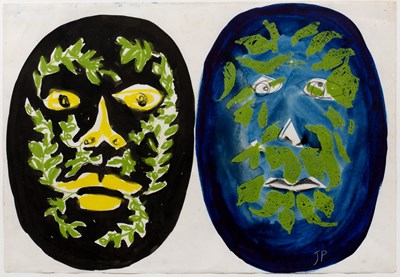 Lot 429 - John Piper (1903-1992) Foliate Heads signed...