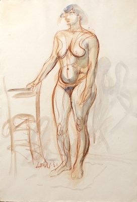 Lot 227 - Leon Underwood (1890-1975) Female Nude, 1951...