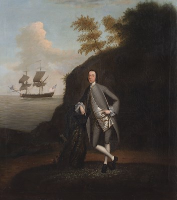 Lot 452 - Richard Wright (c.1723-c.1775) Portrait of a...
