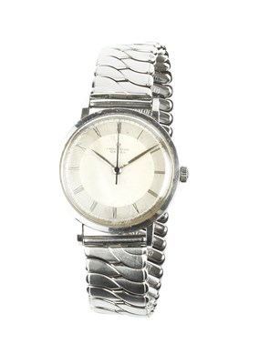 Lot 292 - A stainless steel 'Chronomètre' wristwatch by...