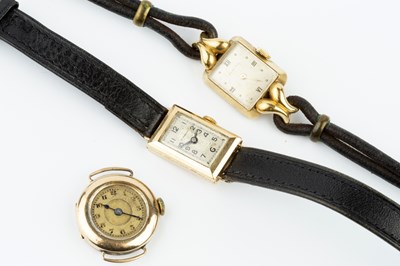 Lot 311 - Two wristwatches, the first by Zenith, with...