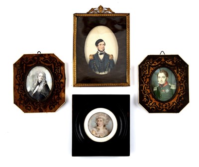 Lot 484 - English School (19th century) Portrait of an...