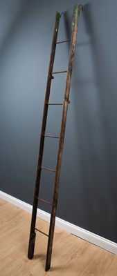 Lot 357 - A 19th Century oak and wrought iron folding...