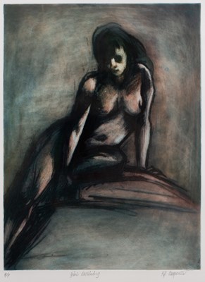 Lot 72 - Pip Carpenter (20th century) 'Girl Reclining',...