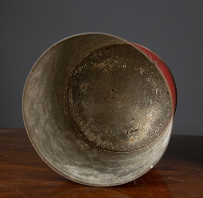 Lot 16 - A set of eight 19th century storage tins, red...
