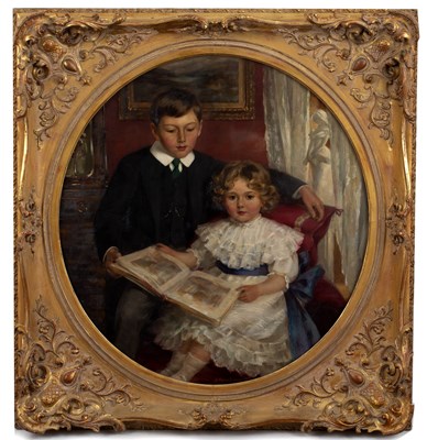 Lot 444 - Arthur Percy Dixon (act.1884-1916) Portrait of...
