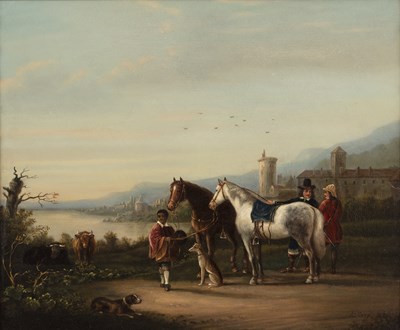 Lot 460 - After Albert Cuyp The Negro Page, bears...