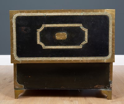 Lot 83 - An early 19th century studded brass and...