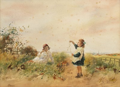 Lot 453 - Tom Paterson (19th/20th century) Playtime, a...