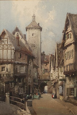 Lot 454 - Noel Harry Leaver (1889-1951) A Dutch market...