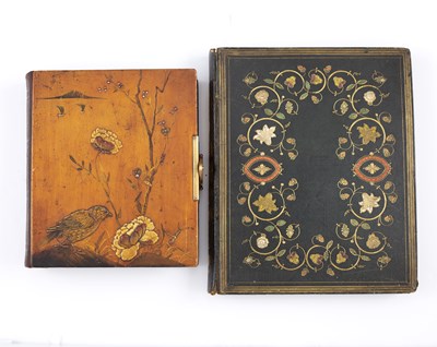 Lot 397 - A 19th century album of watercolours and...