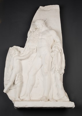 Lot 570 - After the antique, a cast plaster of paris...