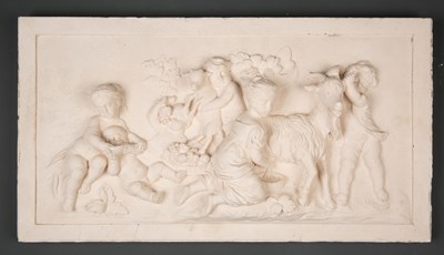 Lot 572 - After the antique, a plaster cast of a chimney...