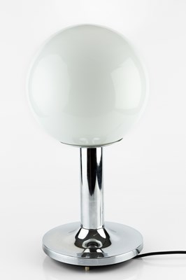 Lot 788 - Durlston Design Table lamp, circa 1960 opaline...