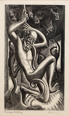 Lot 32 - Leon Underwood (1890-1975) Simian Ecstasy,...