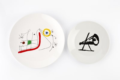 Lot 809 - After Joan Miró (1893-1983) Plate, 2008 25cm...