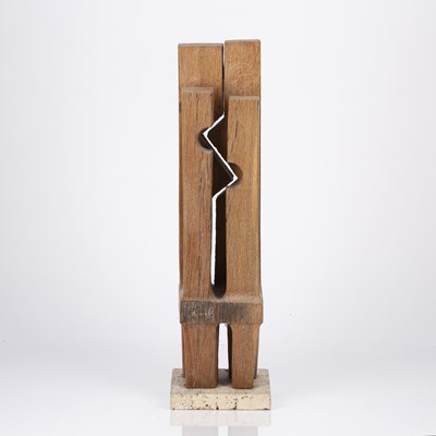 Lot 489 - Ronald Pope (1920-1997) 'Untitled' wooden...