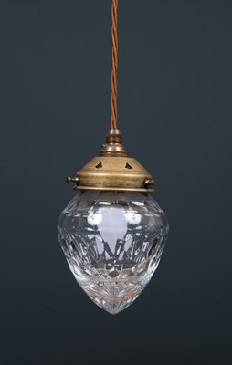 Lot 142 - A pair of Jim Lawrence wall lights with cut...