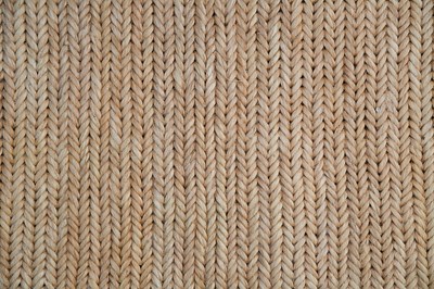 Lot 143 - A large contemporary woven jute rug, 300cm x...