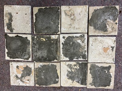 Lot 235 - Fifty eight antique Dutch delft tiles with...