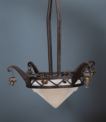 Lot 443 - David Guerin (20th Century) A wrought iron and...