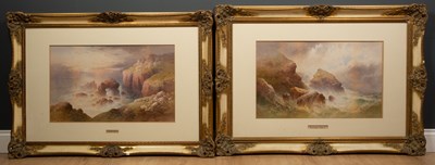 Lot 579 - 'Lands End' and 'Carnewas Island', signed with...