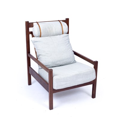 Lot 757 - Scandinavian School Safari chair, circa 1970...