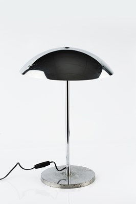 Lot 787 - Lumess, Switzerland Mushroom table lamp chrome...