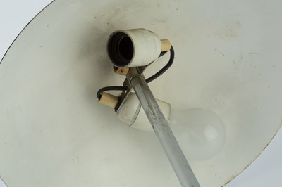 Lot 787 - Lumess, Switzerland Mushroom table lamp chrome...