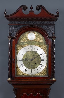 Lot 446 - An early 19th century eight-day longcase clock...