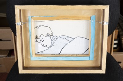 Lot 369 - David Bromley (b.1960) Sleeping boy signed...