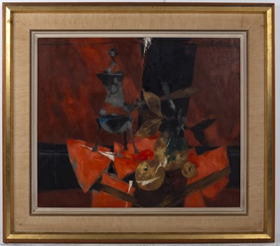 Lot 339 - Yves Ganne (b.1931) La Cafetiere grise, 1960...