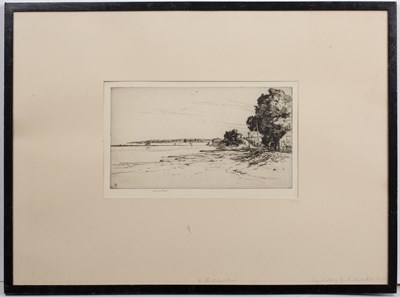 Lot 38 - Oliver Hall (1869-1957) Town bridge signed and...