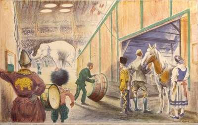 Lot 75 - Russell Sidney Reeve (1895-1970) The Elephant...