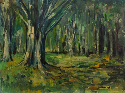 Lot 303 - Lawrence James Isherwood (1917-1988) Woodland...