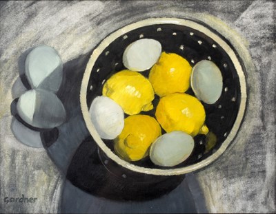 Lot 340 - Alexandra Gardner (b.1945) Duck Eggs & Lemons...