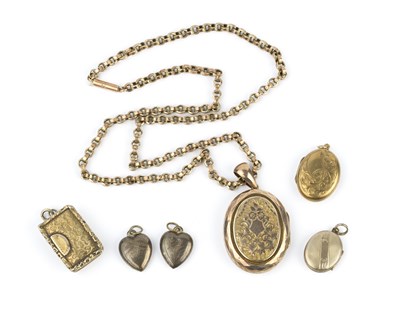 Lot 69 - A collection of antique and later jewellery,...