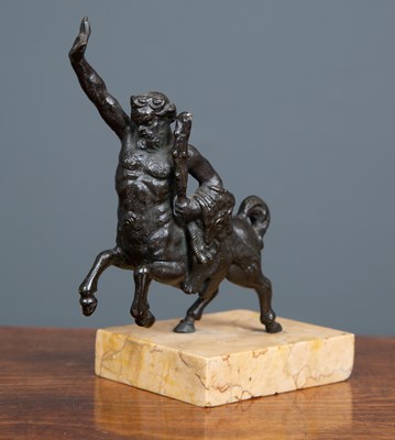 Lot 123 - A 19th Century bronze Renaissance style figure...