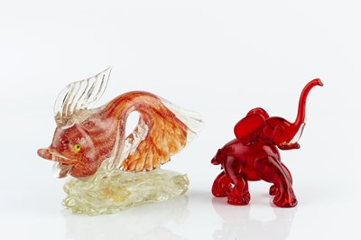 Lot 835 - Ercole Barovier (1889-1974) Two models - an...