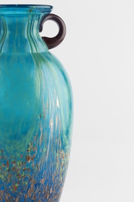 Lot 836 - Dale Tiffany Art glass vase, circa 1980 in...