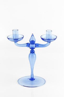 Lot 859 - Vittorio Zecchin (1878-1947) Glass candlestick,...