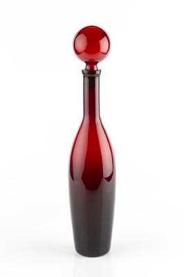 Lot 833 - Paolo Venini (1895-1959) Bottle and stopper,...