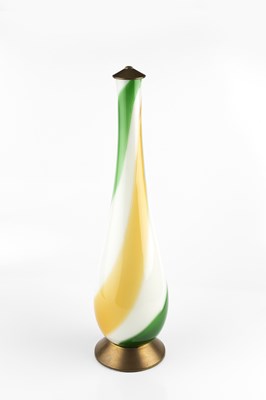 Lot 849 - Fulvio Bianconi for Venini Murano glass lamp...