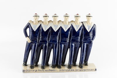 Lot 792 - François-Marie Caujean (1902-1945) The Sailors...
