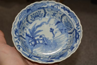 Lot 413 - Group of blue and white porcelain Chinese and...