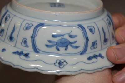 Lot 413 - Group of blue and white porcelain Chinese and...